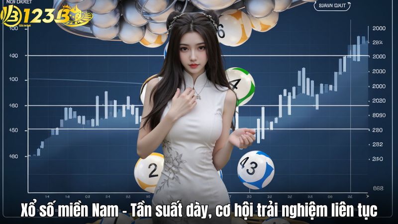 Xổ số ba miền Bắc – Trung – Nam tại 123B Xổ số miền Nam – Tần suất dày, cơ hội trải nghiệm liên tục